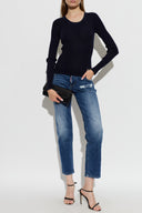Bluza DSQUARED2, BLUE Wool top, Bleumarin