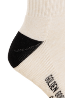 Sosete Golden Goose beige Cotton socks with logo