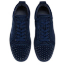 Sneakers Christian Louboutin, Spikes Design, Navy Blue
