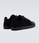 Sneakers Christian Louboutin, Spikes Design, Black, Light Gold