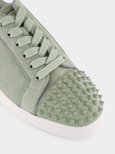 Sneakers Christian Louboutin, Spikes Design, Haiiro Green