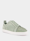 Sneakers Christian Louboutin, Spikes Design, Haiiro Green