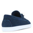 Loafers CHRISTIAN LOUBOUTIN, DARK BLUE LEATHER LOAFERS