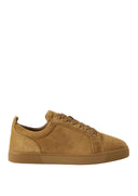 Sneakers CHRISTIAN LOUBOUTIN, Louis Junior Grosgrain-Trimmed Suede Sneakers