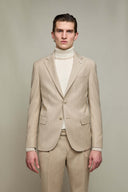 Costum L.B.M 1911, JAMES pinstripe suit, Bej