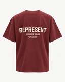 Tricou REPRESENT, Owners Club, Logo Insert, Rosu