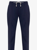 Pantaloni ELEVENTY Drawstring Waist Trousers – Albastru
