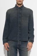 Jacheta Golden Goose, NAVY BLUE Denim shirt