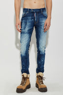Jeans DSQUARED2 Skater Slim Fit – Albastru