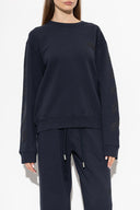 BLUZA OFF WHITE, NAVY BLUE Sweatshirt with logo