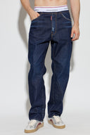 Jeans DSQUARED2, NAVY BLUE Jeans with a `vintage` effect
