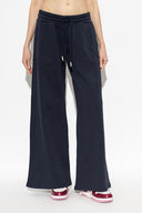 Pantaloni OFF WHITE, NAVY BLUE Wide-leg sweatpants