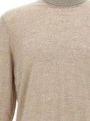 Pulover GRAN SASSO, Cu guler inalt, Bej, Cashmere