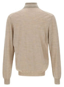Pulover GRAN SASSO, Cu guler inalt, Bej, Cashmere