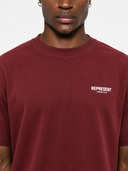Tricou REPRESENT, Owners Club, Logo Insert, Rosu