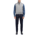 Vesta L.B.M 1911, Lightweight Wool Gilet, Grey