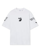 Tricou OFF WHITE, Swimming Logo Skate T-Shirt, Alb