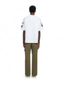 Tricou OFF WHITE, Swimming Logo Skate T-Shirt, Alb