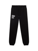 Pantaloni OFF WHITE, Motion Arrow Cuffed Sweatpants, Negru
