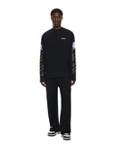Pantaloni OFF WHITE, Archigeography Arrow Sweatpants, Negru