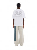 Pantaloni OFF-WHITE Negative Big Bookish Relaxed Track Pants – Gri