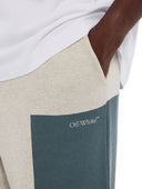 Pantaloni OFF-WHITE Negative Big Bookish Relaxed Track Pants – Gri