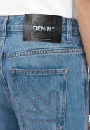 Jeans OFF WHITE Half Arrow Relaxed Tapered – Albastru deschis