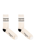 Sosete Golden Goose beige Cotton socks with logo