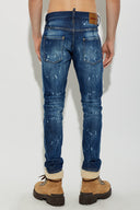 Jeans DSQUARED2 Skater Slim Fit – Albastru
