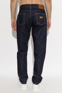 Jeans DOLCE & GABBANA, NAVY BLUE "Regular" fit jeans
