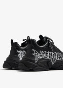 SNEAKERS BALENCIAGA, Triple S, Logo Print, Black
