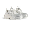 Sneakers BALENCIAGA, Women's Triple S Glitter Spray Sneaker in White/silver
