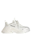 Sneakers BALENCIAGA, Women's Triple S Glitter Spray Sneaker in White/silver