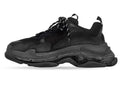 Sneakers BALENCIAGA, Triple S Trainers, Clear Sole, Full Black EFECT USED