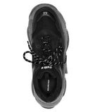 Sneakers BALENCIAGA, Triple S Trainers, Clear Sole, Full Black EFECT USED