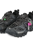SNEAKERS BALENCIAGA, Track, Charms colorate, Negru