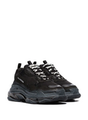 SNEAKERS BALENCIAGA, Triple S, Clear Sole, Full Black EFECT USED