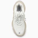 Sneakers BALENCIAGA, Clear Sole, Full White, EFECT USED