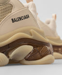 Sneakers BALENCIAGA Triple S, Clear Sole, Women, Beige