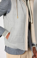 Vesta L.B.M 1911,Light gray padded gilet