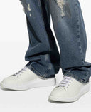 Sneakers ALEXANDER MCQUEEN, Oversize, Blue Details, Men, White