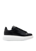 Sneakers ALEXANDER MCQUEEN, Oversize, Gold Logo Insert, Women, Black