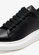 Sneakers ALEXANDER MCQUEEN, Oversize, Gold Logo Insert, Women, Black