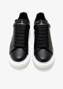 Sneakers ALEXANDER MCQUEEN, Oversize, Gold Logo Insert, Women, Black