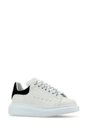 Sneakers ALEXANDER MCQUEEN, Oversize, New Tech Leather, Black Details, Women, White