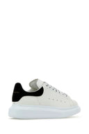 Sneakers ALEXANDER MCQUEEN, Oversize, New Tech Leather, Black Details, Women, White
