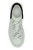 Sneakers ALEXANDER MCQUEEN, Oversize, New Tech Leather, Black Details, Women, White