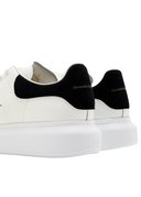 Sneakers ALEXANDER MCQUEEN, Oversize, New Tech Leather, Black Details, Women, White