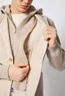 Jacheta L.B.M 1911, IVAN jersey jacket in beige