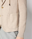 Jacheta L.B.M 1911, IVAN jersey jacket in beige